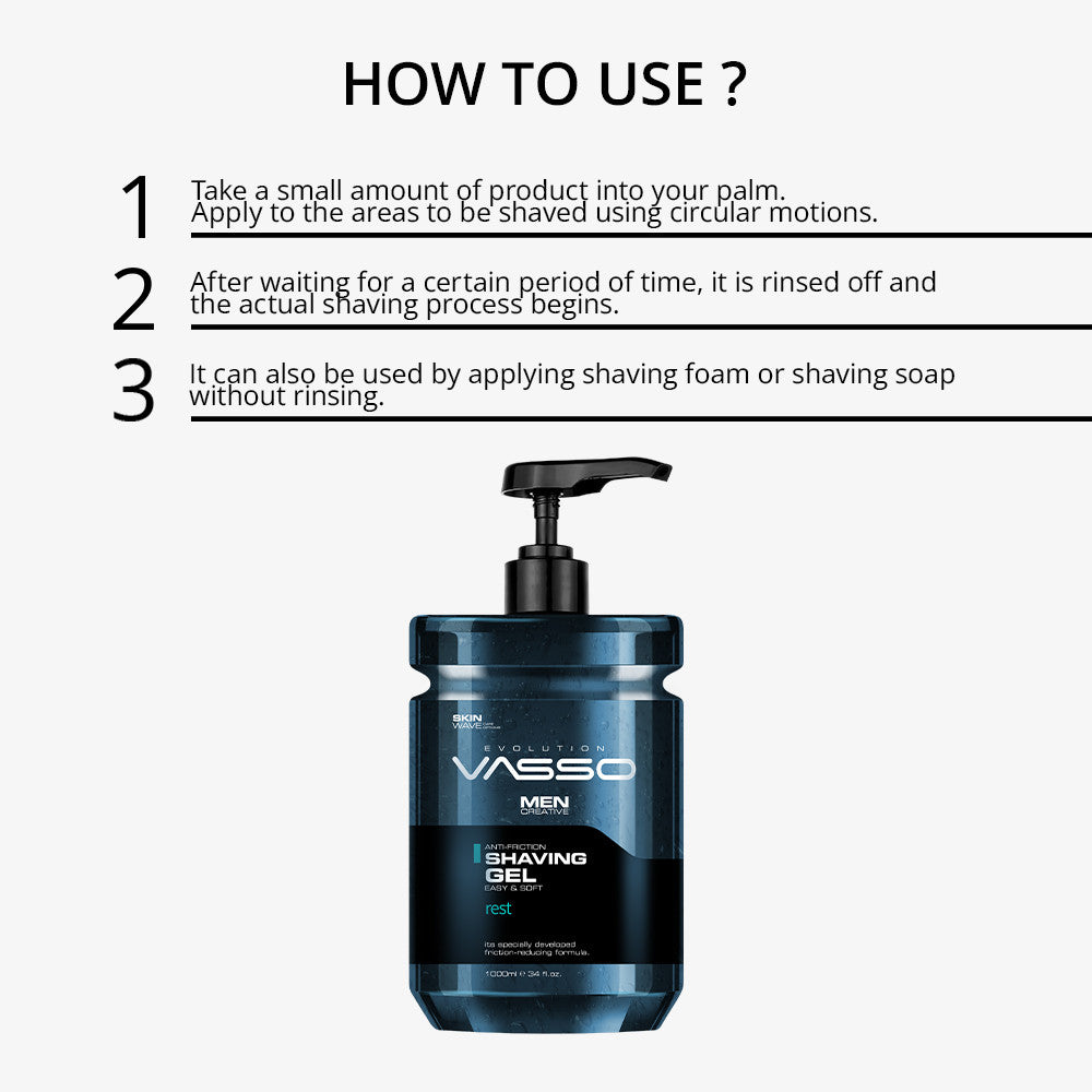 Rest Shaving Gel — جل حلاقة شفاف