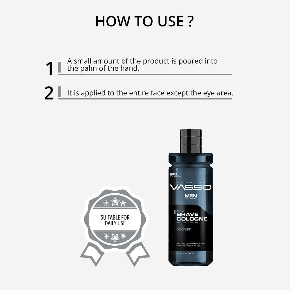 Platinium After Shave Cologne — سبلاش كولونيا منعش للبشرة بعد الحلاقة
