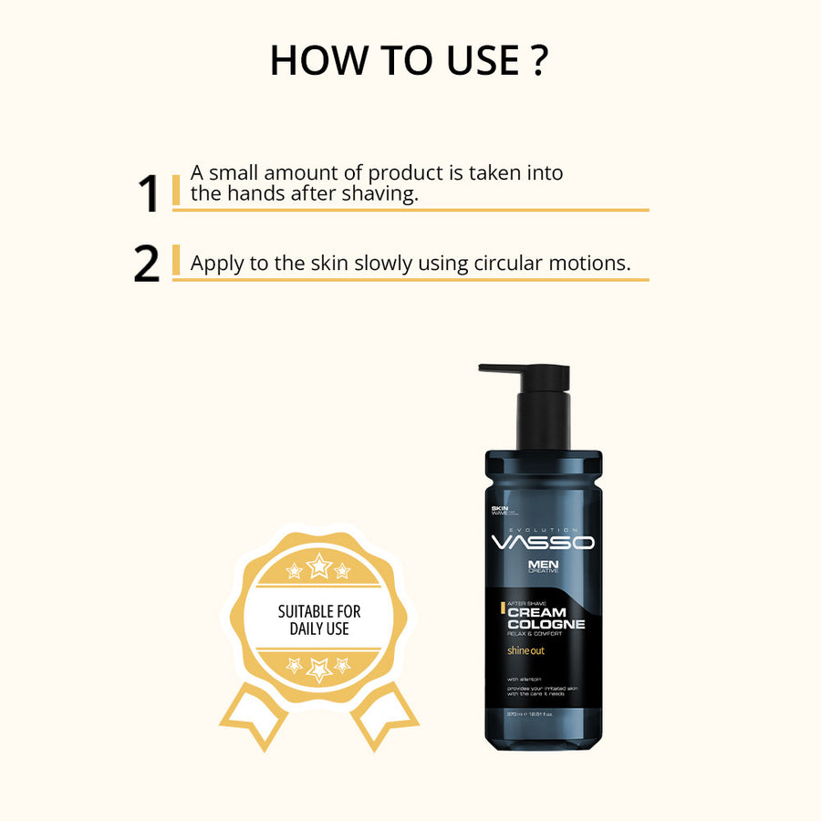 Shine Out Cream Cologne — كريم كولونيا للعناية بالبشرة بعد الحلاقة